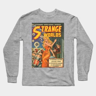 Strange Worlds Comic Cover Long Sleeve T-Shirt